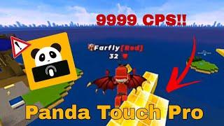 9999 CPS in Bedwars | PC Bridging on Mobile | Panda Touch PRO!  | Blockman go 