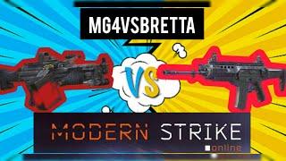 MODERN STRIKE ONLINE| MG4 VS BRETTA ARX 160 #minimuaz Best Guns In Modern Strike Online