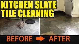 Cleaning and Sealing Kitchen Slate Tiles in Towcester