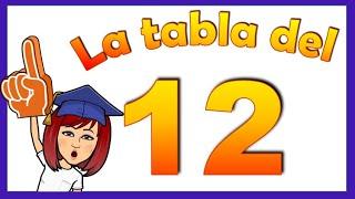 TABLA DEL 12 Aprende la tabla de multiplicar del 12Video educativo