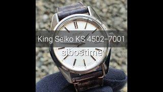 Seiko King Seiko KS 4502-7001 Manual 4502A 45KS Year 1970 Preowned Vintage