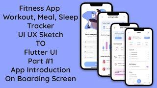 #1 Reach Your Health Goals with our Fitness Tracker App in Flutter | Workout, Meal, and Sleep!