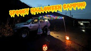 Halloween Camping In The Woods | Nissan Pathfinder Toyota Tacoma Nissan Frontier |