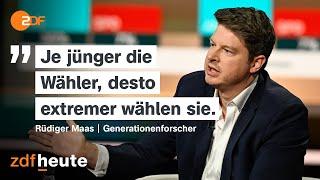 Generationenforscher Maas: Darum wählt die Jugend AfD | Markus Lanz vom 03. Oktober 2024