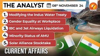 Current Affairs Today: The Analyst 8 November 2024 | Newspaper Analysis | Vajiram And Ravi