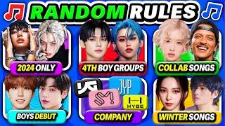 Save One Song: RANDOM Rules, 6 SONGS, Save your Favorite Tracks! | Kpop Quiz 2024