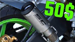 FAKE SC Project 50$ on Kawasaki ZX-10R !? +TEST 