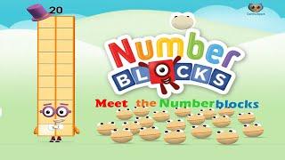 Meet the Numberblocks 20 to 16 We Play NEW APP from Blue Zoo