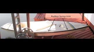 How to remove excess paint on bumper rail  - sail boat