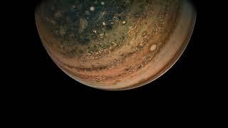 Juno's Perijove-28 Jupiter Flyby, Reconstructed in 125-Fold Time-Lapse