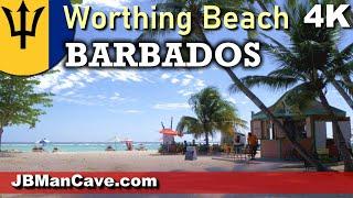 Worthing Beach Barbados 4K Relaxing in the Caribbean | by JBManCave.com