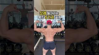 상체 벌어지는 루틴 5가지 공개