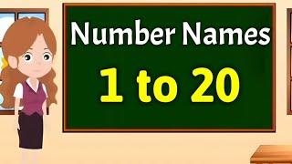 Number names | Number Names 1- 20 | Number spelling | Learn Numbers | Numbers 1 to 20 | #numbername