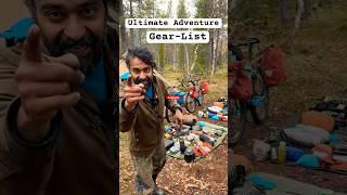Ultimate Adventure Gear List! #finlandadventure #nomadstrails #bushcraft
