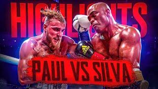 Jake Paul vs Anderson Silva FULL FIGHT HIGHLIGHTS | BOXING FIGHT HD