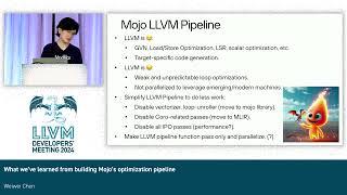 2024 LLVM Dev Mtg - What we learned from building Mojo’s optimization pipeline