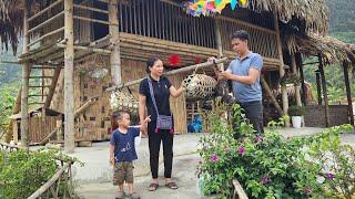 Out of money - Vui had to sell all the chickens and ducks to get money to take care of his children.