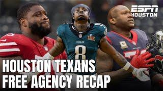 Houston Texans Free Agency Recap: Trades, Major Moves