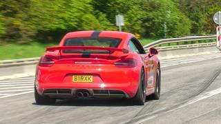 Porsche 981 Cayman GT4 - PURE Exhaust SOUNDS At The Nürburgring!