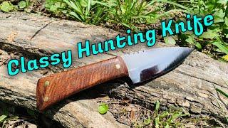 Making A Classy Hunting Knife at Home | By Logan Brackin