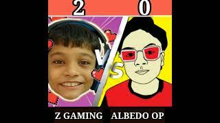 z gaming VS Albedo op || #shorts || #viral || #albedoop #zgaming #vs #comparison