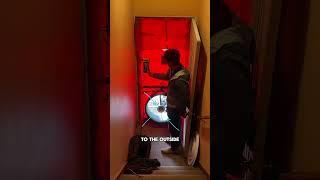 Whats this Big Red Door / Blower Door Testing