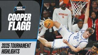 Cooper Flagg 2025 NCAA tournament highlights