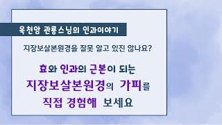 효와 인과의 근본이 되는 지장보살본원경의 가피를 직접 경험해 보세요 [옥천암 관룡스님의 인과이야기]