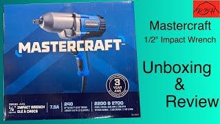 MASTERCRAFT 1/2" Electric Impact Wrench - Unboxing and Review!