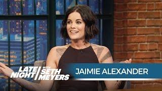 Blindspot's Jaimie Alexander: The NYPD Thought the Show Was Real! - Late Night with Seth Meyers