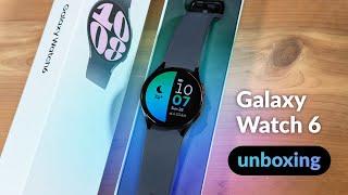 Unboxing the Samsung Galaxy Watch 6 smartwatch