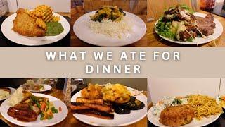 FAMILY DINNERS OF THE WEEK | family of eight, evening meal ideas, meal plan