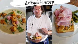 Koken met Rik de Jonge: Artisjokkensoep + toast met paddenstoelen