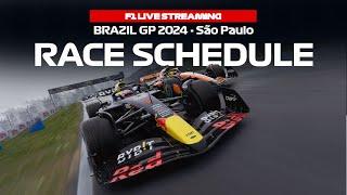 F1 Weekend Schedule Brazil GP 2024 São Paulo