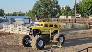 monster trucks at woodland.  CA