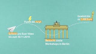 So geht's: Mitmachen beim Klickwinkel Videowettbewerb für Jugendliche