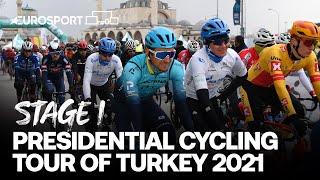 Presidential Cycling Tour of Turkey 2021 - Stage 1 Highlights | Cycling | Eurosport