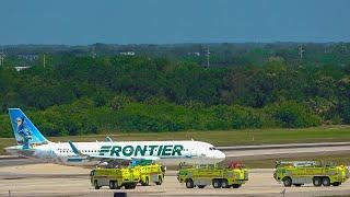 Emergency Landing Frontier 1743 Tampa International Airport