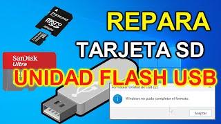 Reparación de TODAS las Unidades USB️Cómo Reparar  Micro SD, Memorias flash USB, Tarjetas SD🪄Fácil