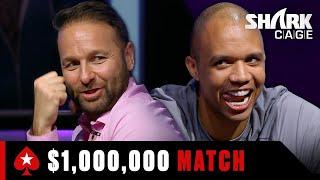 NEGREANU vs IVEY for $1 MILLION ️ Best of Shark Cage ️ PokerStars