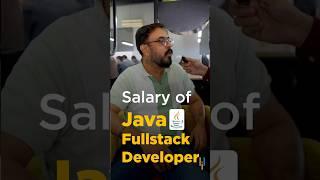 Salary of Java Full Stack Developer #shorts  #simplilearn