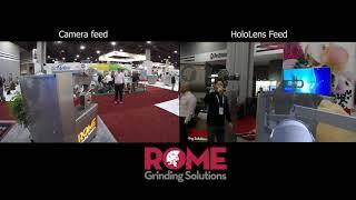 ROME Grinding Solutions deploying Harpra Mixed Reality Viewer at IPPE 2020