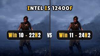 Windows 10 22H2 vs Windows 11 24H2 - i5 12400F - Any Performance Gain For Intel?