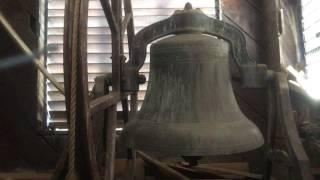 The bell of St. Paul's in Virginia City. Der ein Glocke Paulus Kirche (turm Aufnahme)