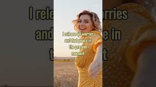 Positive affirmation for healing and inner peace
