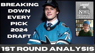 2024 NHL DRAFT ROUND 1 BREAKDOWN | Analyzing Every Selection