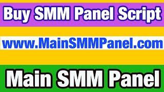 Buy SMM Panel Script