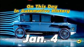 Jan 4  - This Day In Automotive History