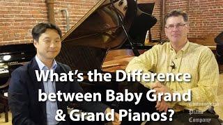 What's the difference between a Baby Grand and Grand Piano?