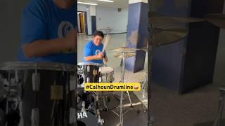 Robin #CalhounDrumline #drums #drummer #drumming #drumset